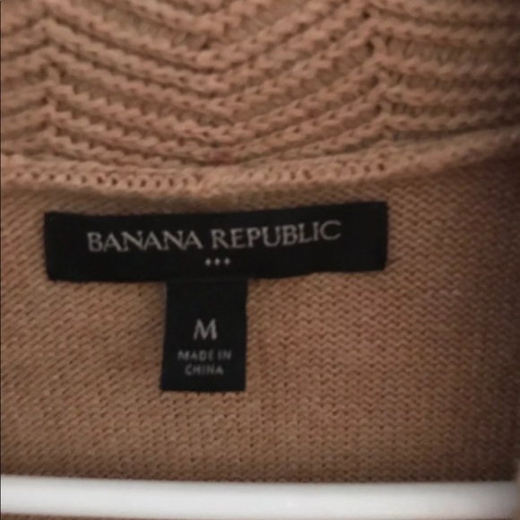 Banana Republic Tan Zig Zag Cardigan - Picture 5 of 6